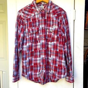 Lucky Brand snap button down shirt